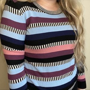 Anthropologie Numph Striped Sweater
